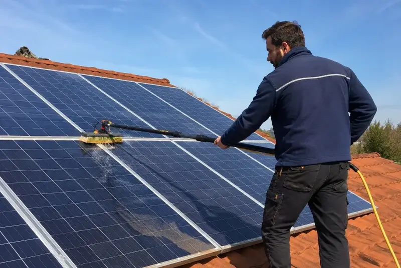 Nettoyage et entretien de panneaux solaires à Essé